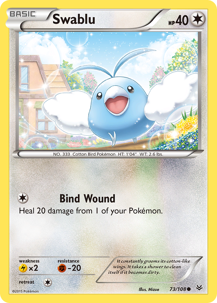 Swablu — illustrated card
