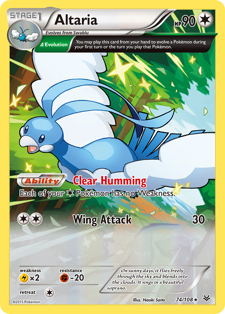 Altaria — illustrated card