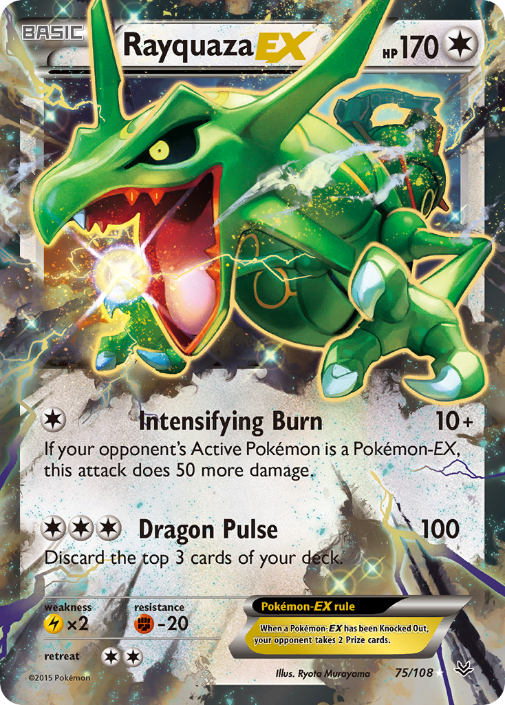 Rayquaza-EX — illustrated card