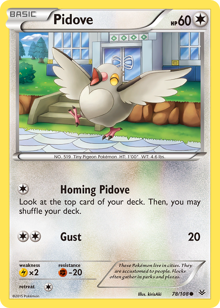 Pidove — illustrated card