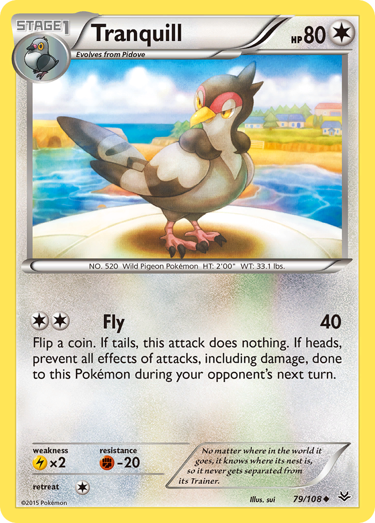 Tranquill — illustrated card