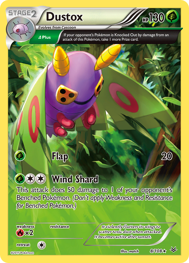 Dustox — illustrated card
