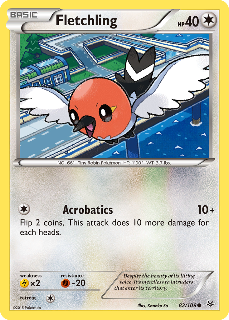 Fletchling — illustrated card