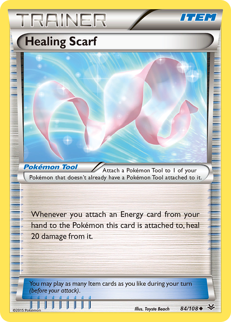 Healing Scarf — illustrated card