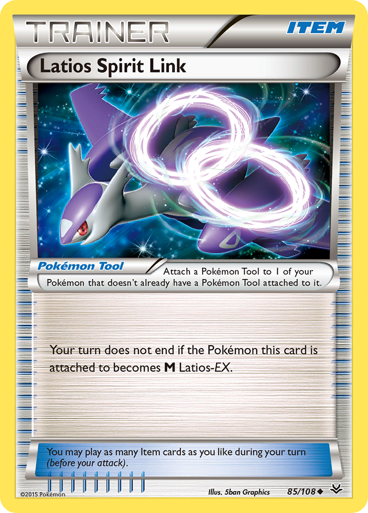 Latios Spirit Link — illustrated card