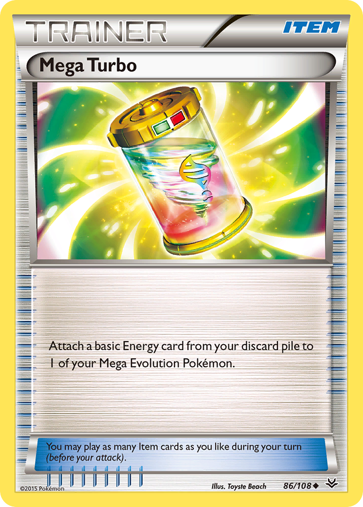 Mega Turbo — illustrated card