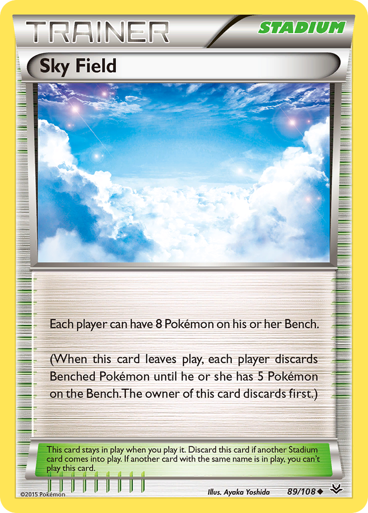 Sky Field — illustrated card