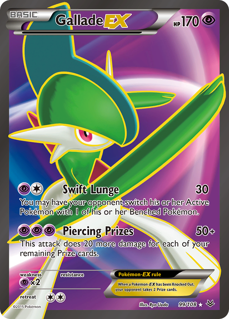Gallade-EX — illustrated card
