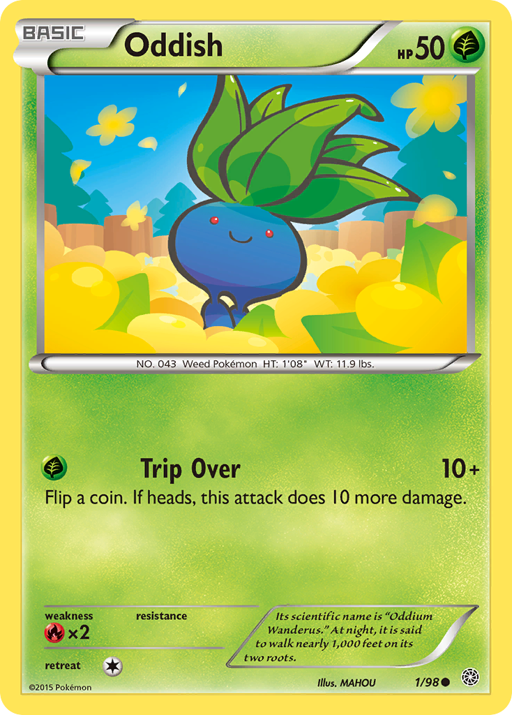 Oddish — illustrated card