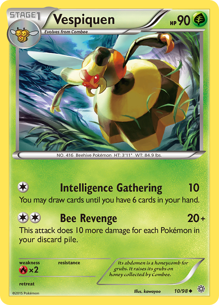 Vespiquen — illustrated card
