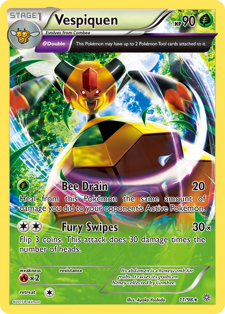 Vespiquen — illustrated card