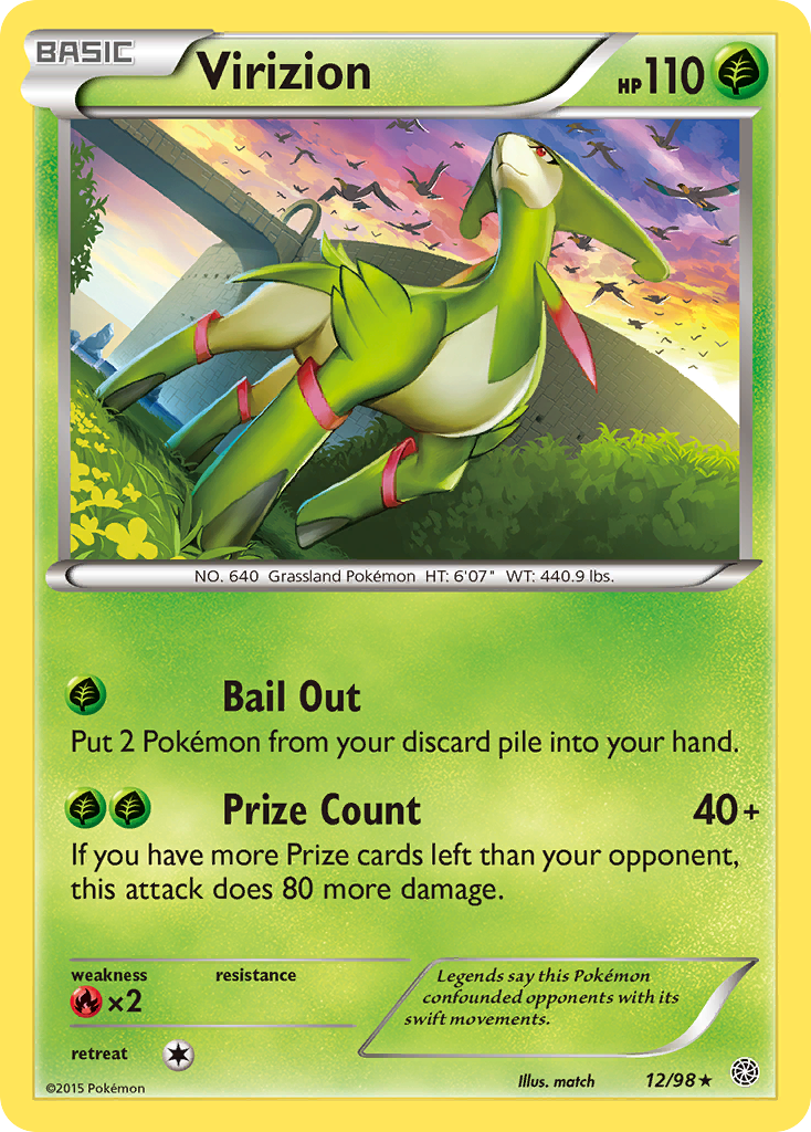 Virizion — illustrated card