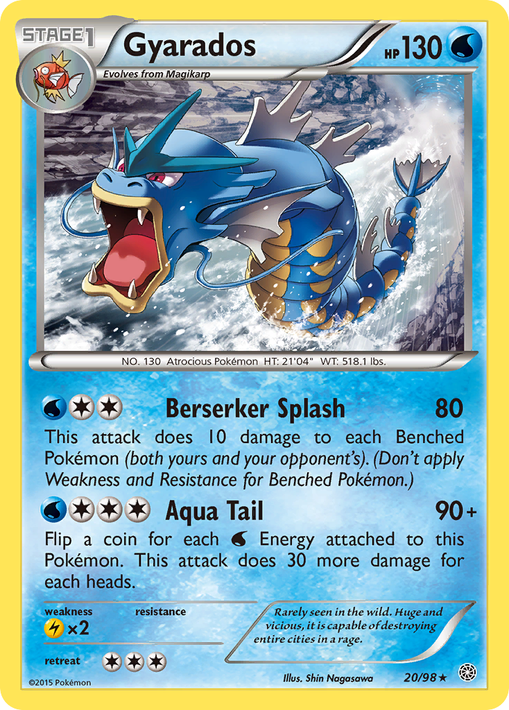 Gyarados — illustrated card