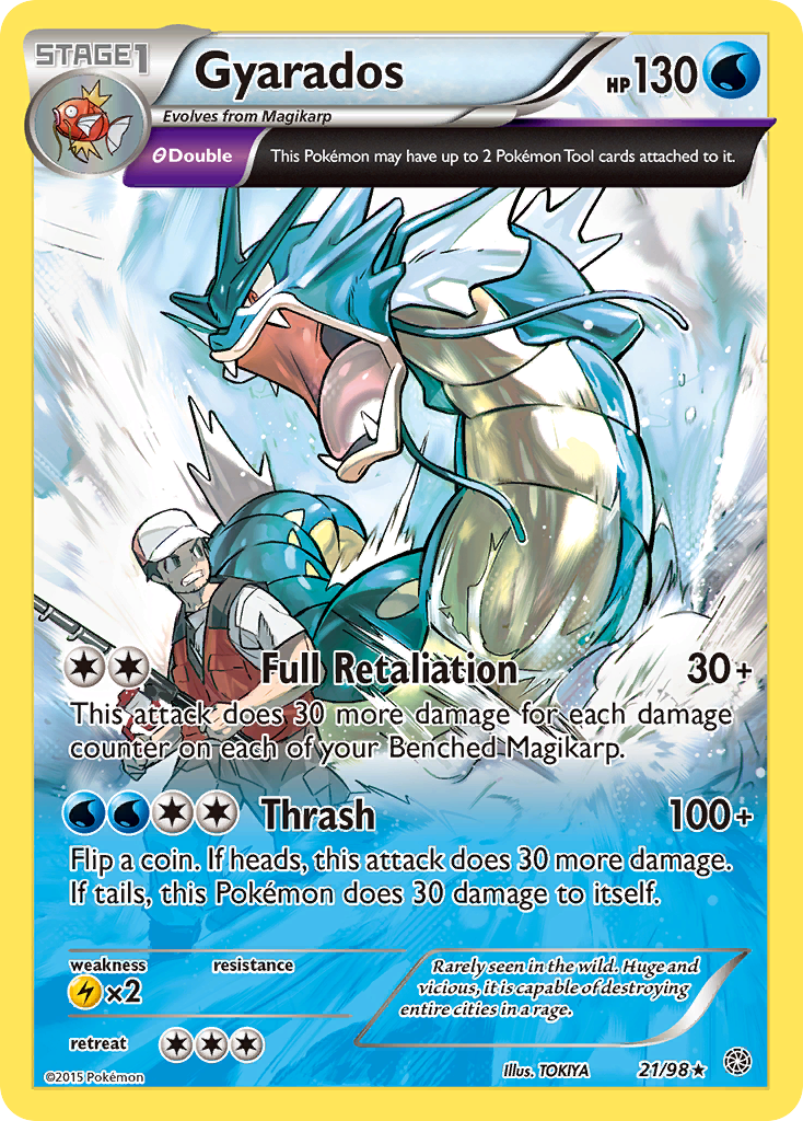 Gyarados — illustrated card