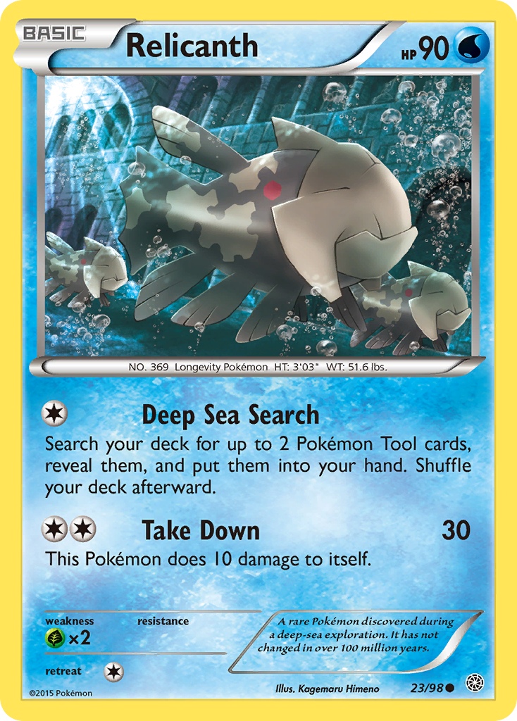 Relicanth — illustrated card