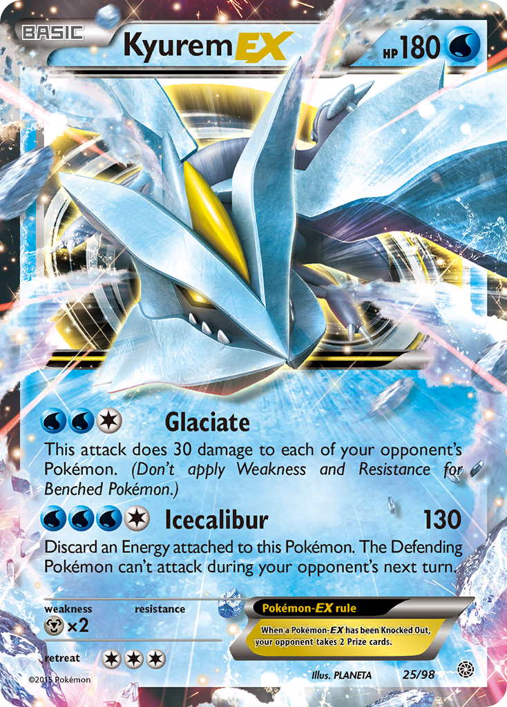 Kyurem-EX — illustrated card