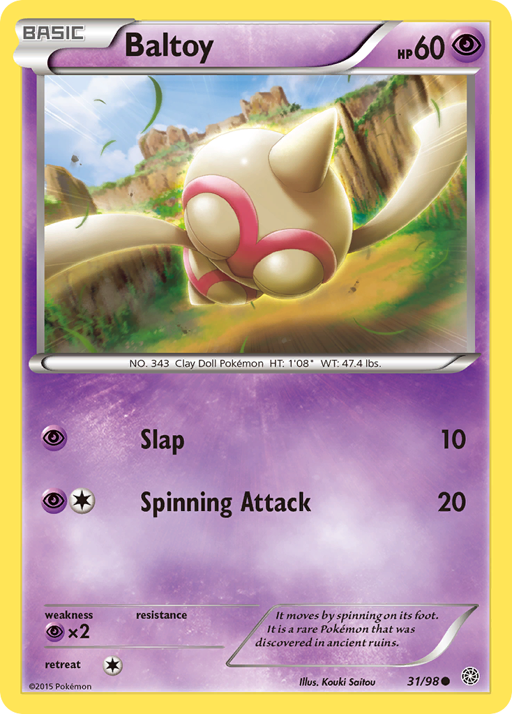 Baltoy — illustrated card