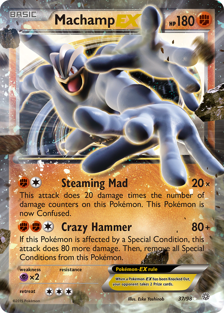 Machamp-EX — illustrated card