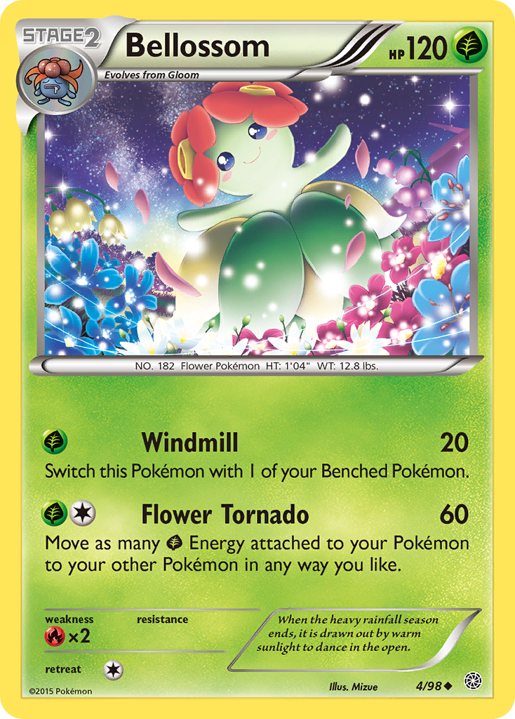 Bellossom — illustrated card