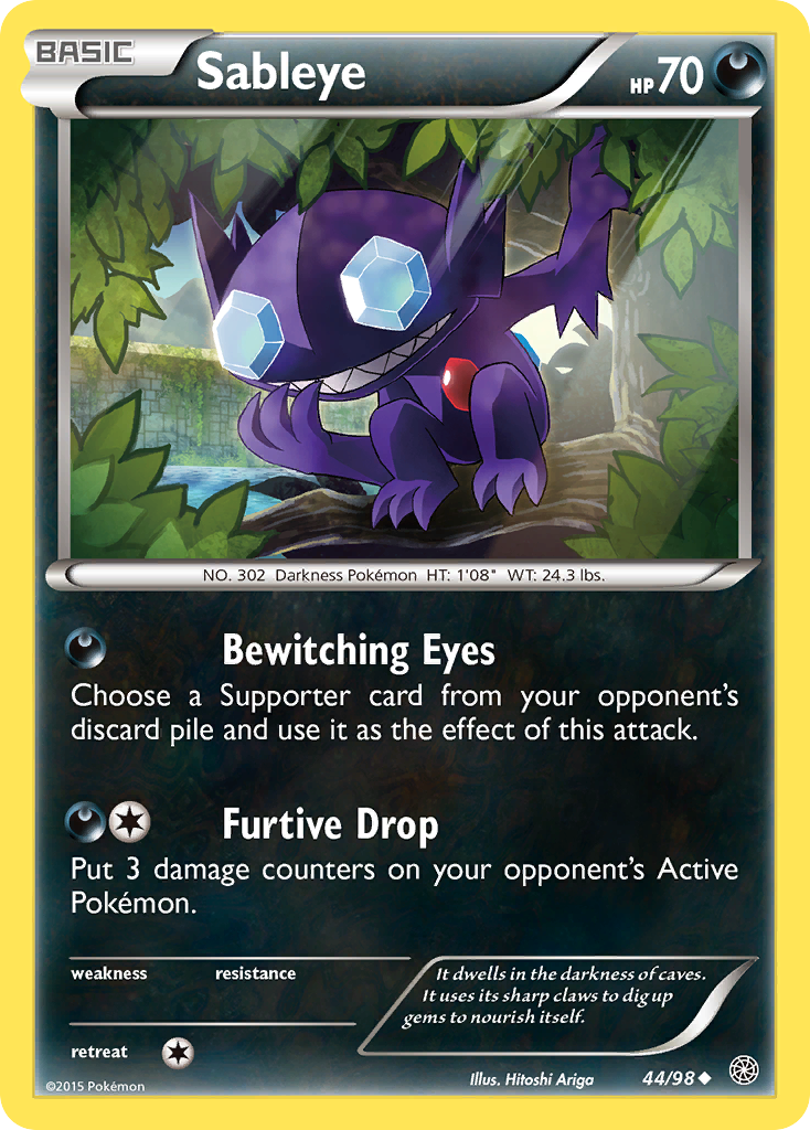 Sableye — illustrated card