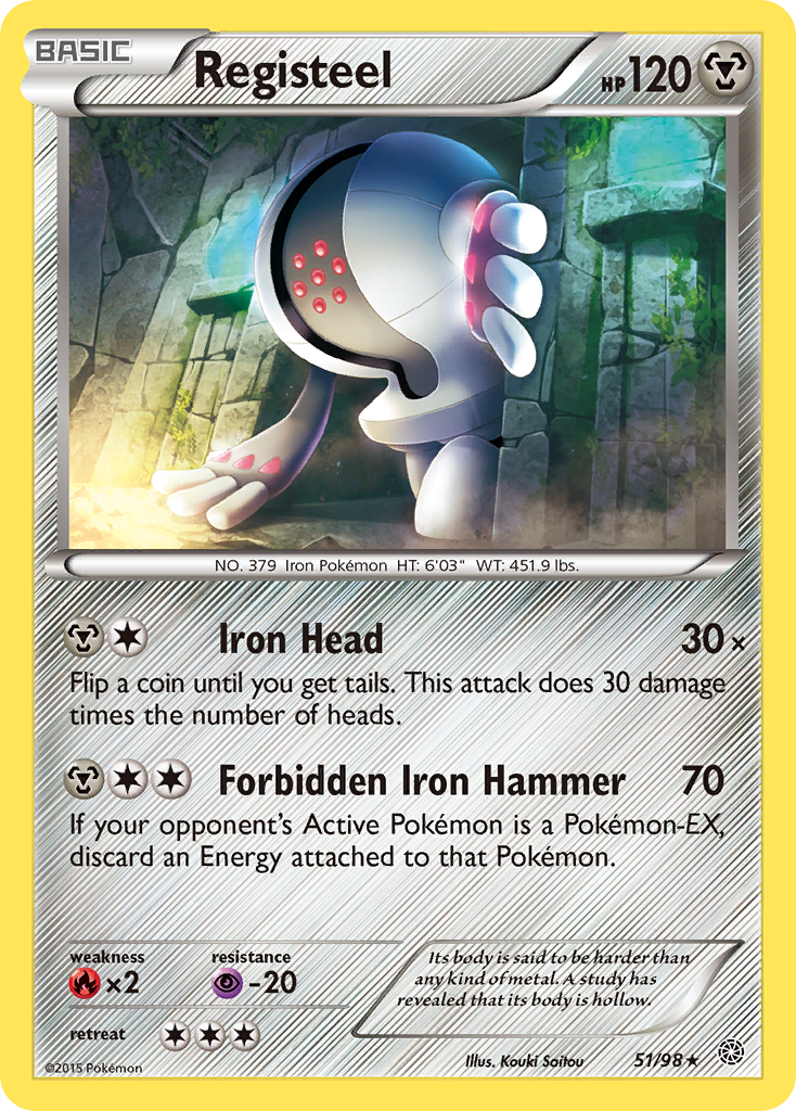 Registeel — illustrated card