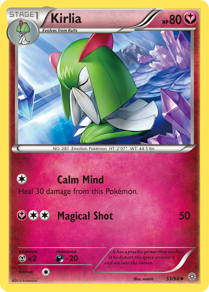 Kirlia — illustrated card