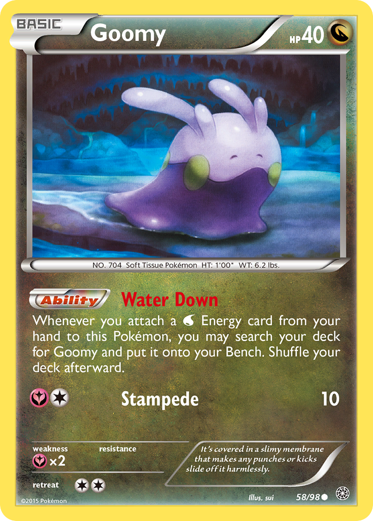 Goomy — illustrated card
