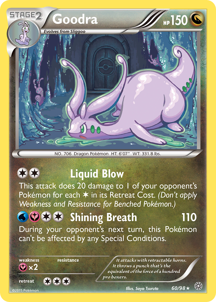 Goodra — illustrated card