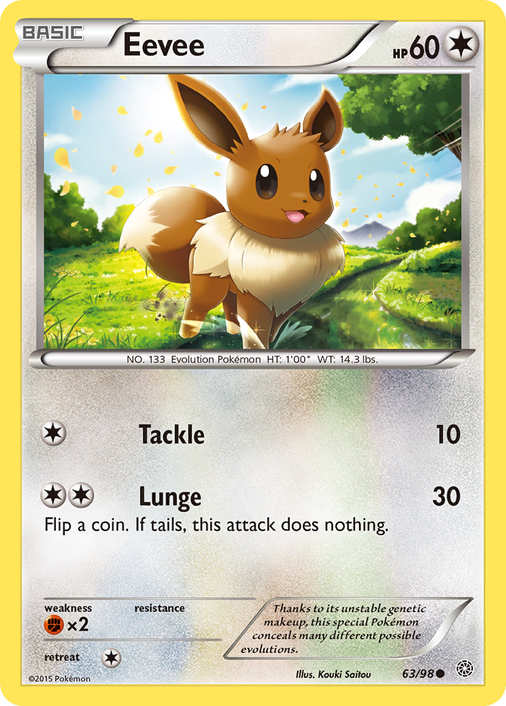 Eevee — illustrated card