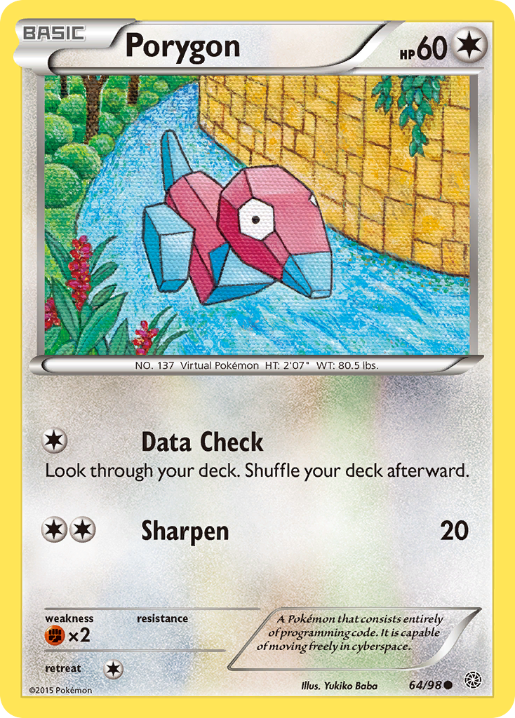 Porygon — illustrated card