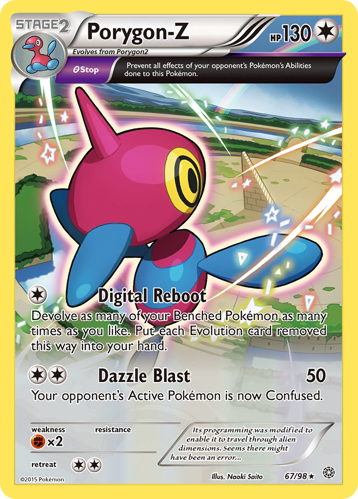 Porygon-Z — illustrated card