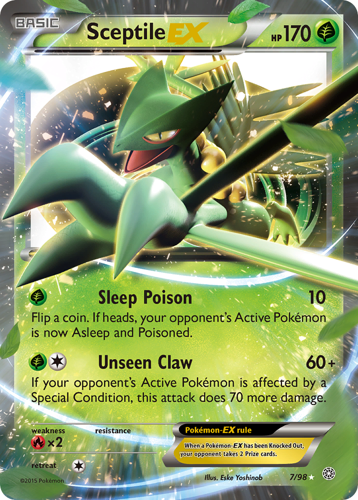 Sceptile-EX — illustrated card