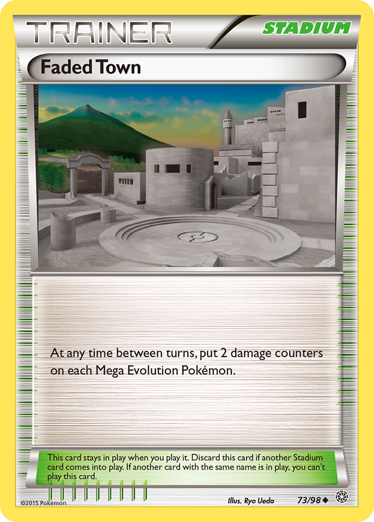 Faded Town — illustrated card