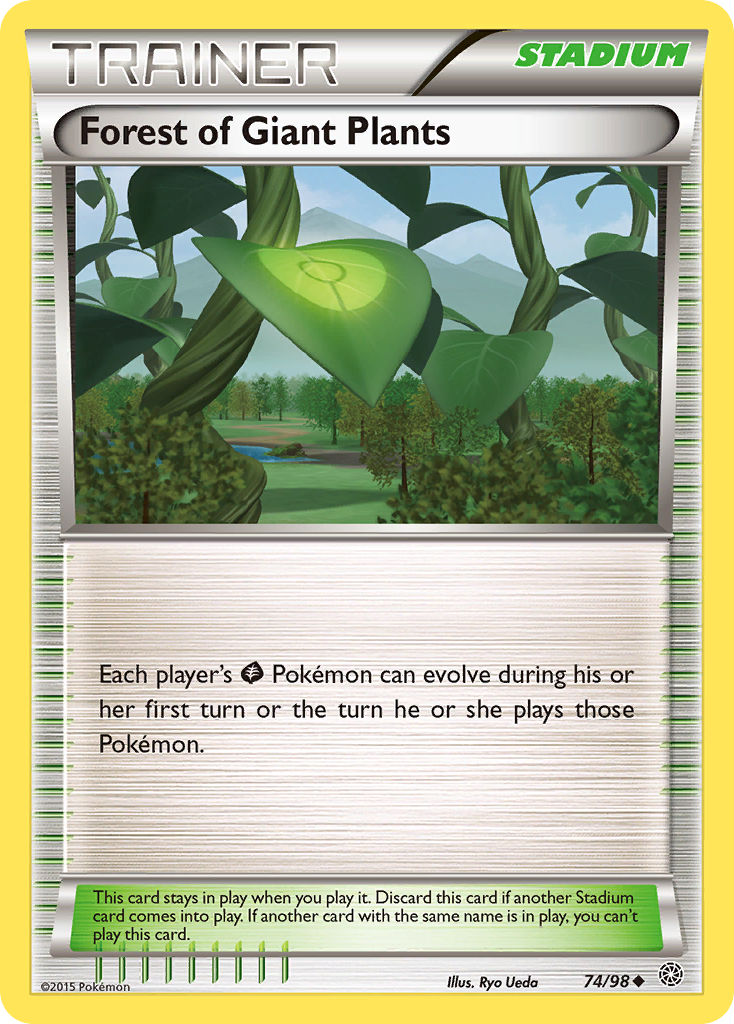Forest of Giant Plants — illustrated card