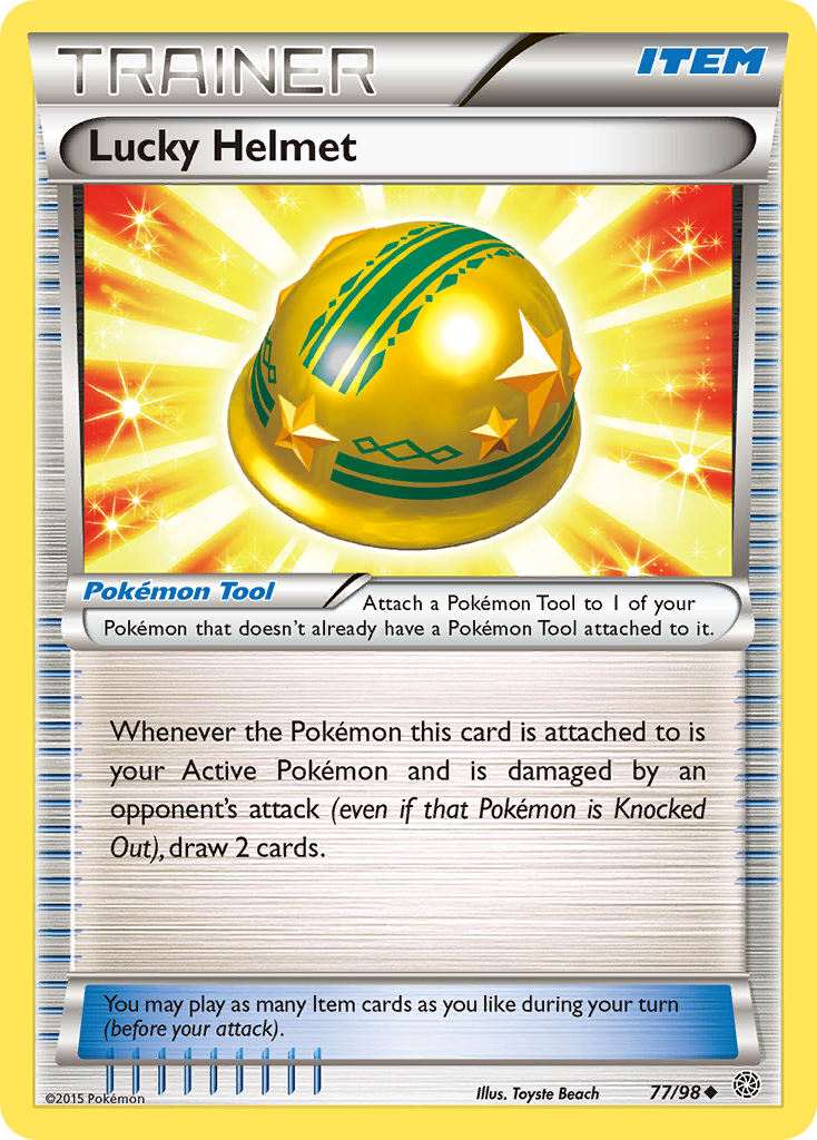 Lucky Helmet — illustrated card