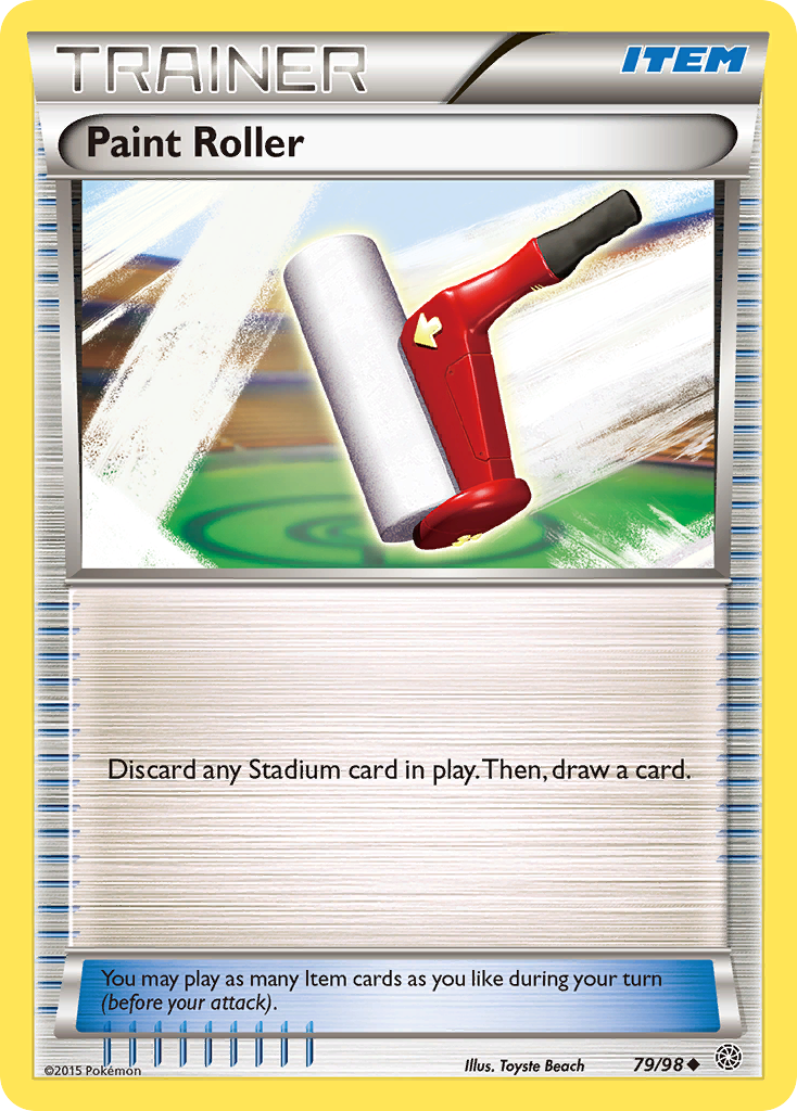 Paint Roller — illustrated card