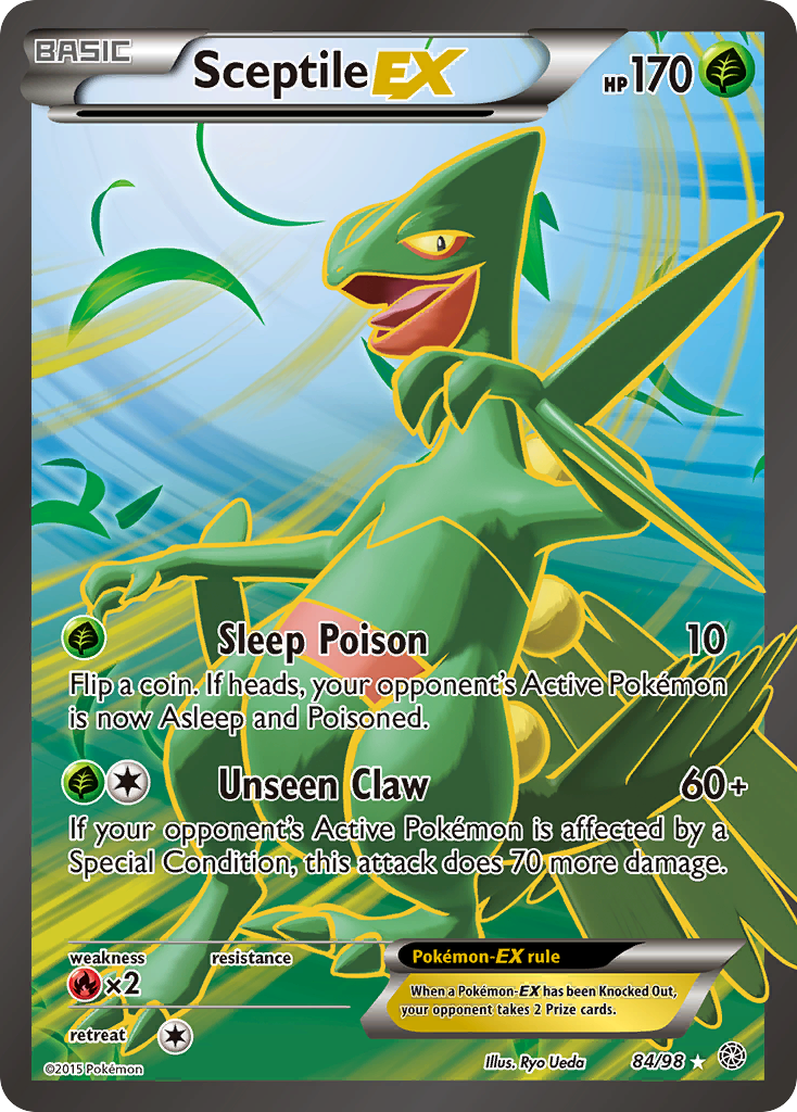 Sceptile-EX — illustrated card