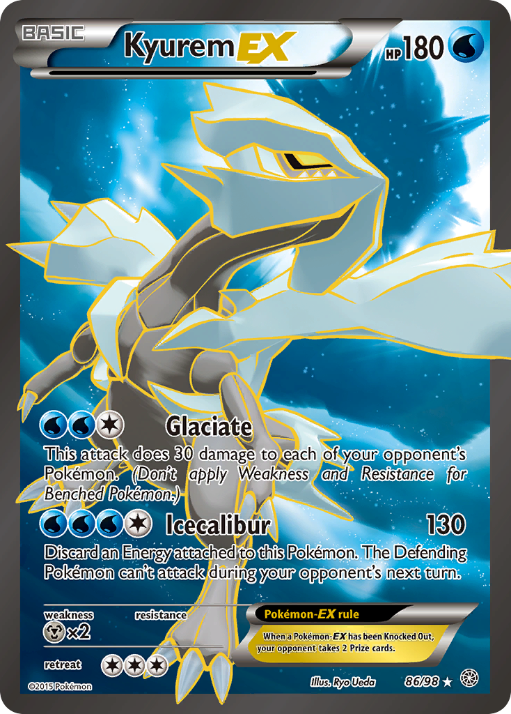 Kyurem-EX — illustrated card