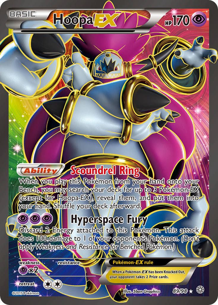 Hoopa-EX — illustrated card