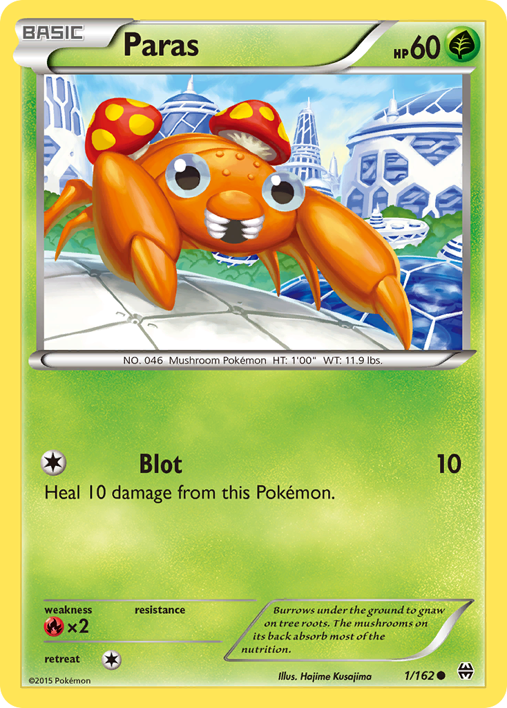 Paras — illustrated card