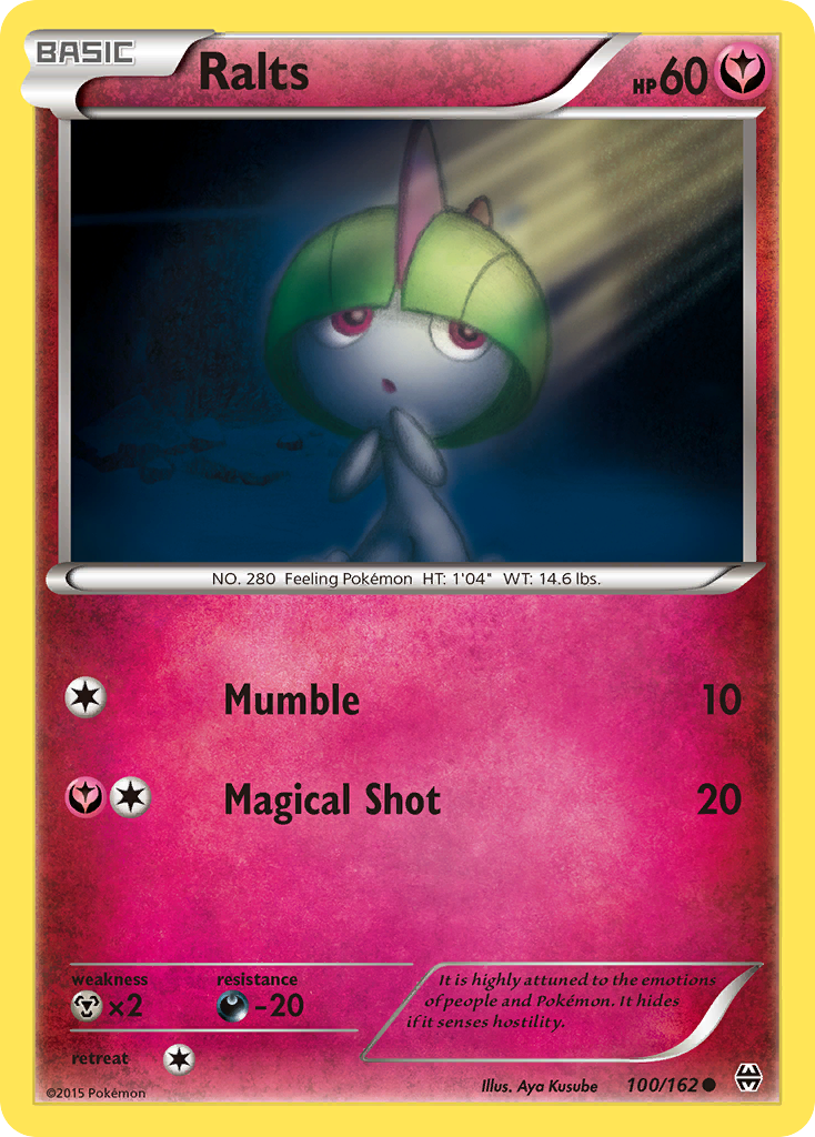 Ralts — illustrated card