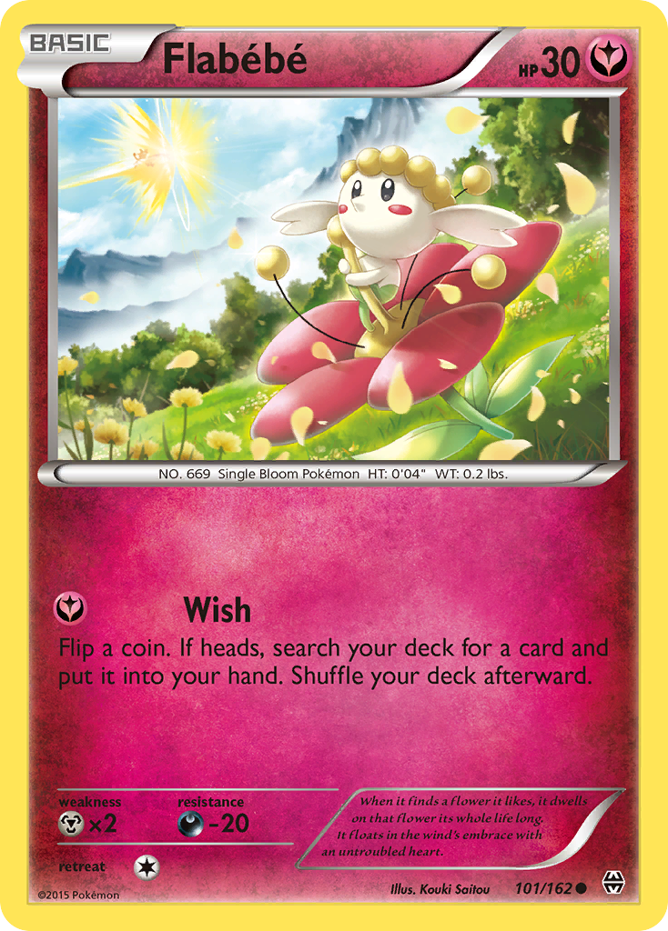 Flabébé — illustrated card
