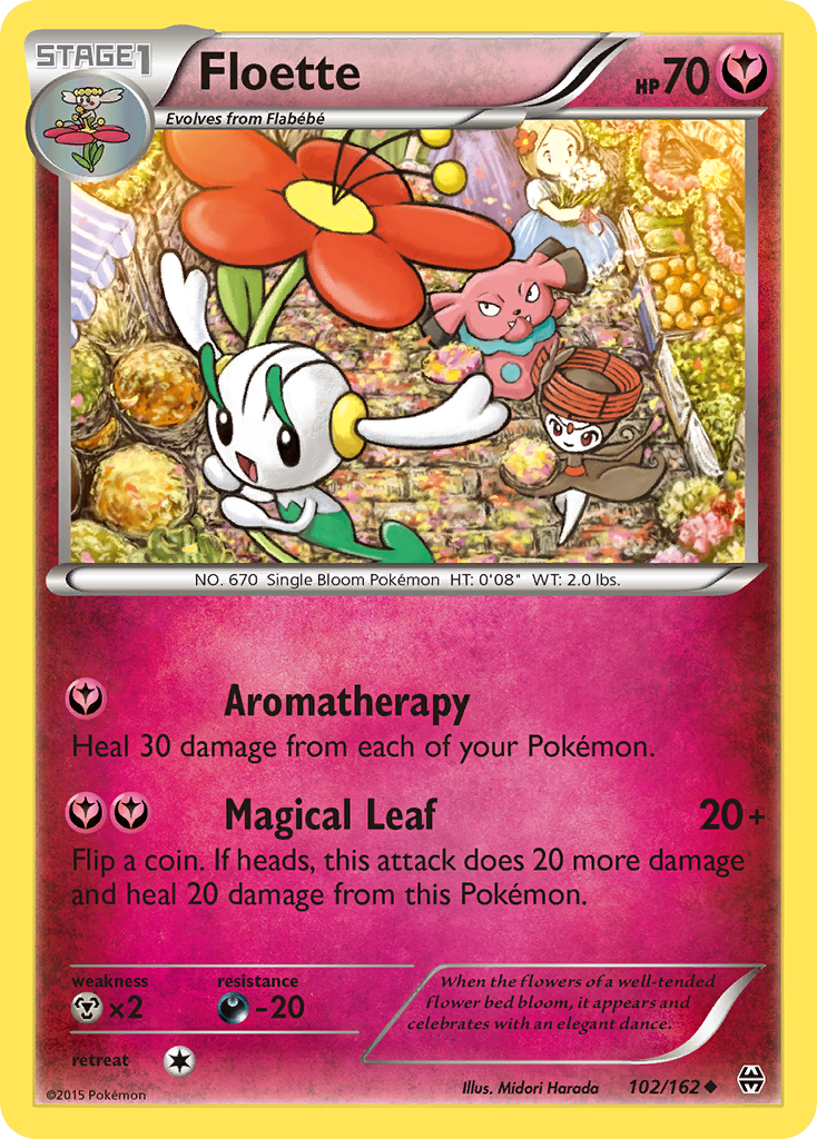 Floette — illustrated card