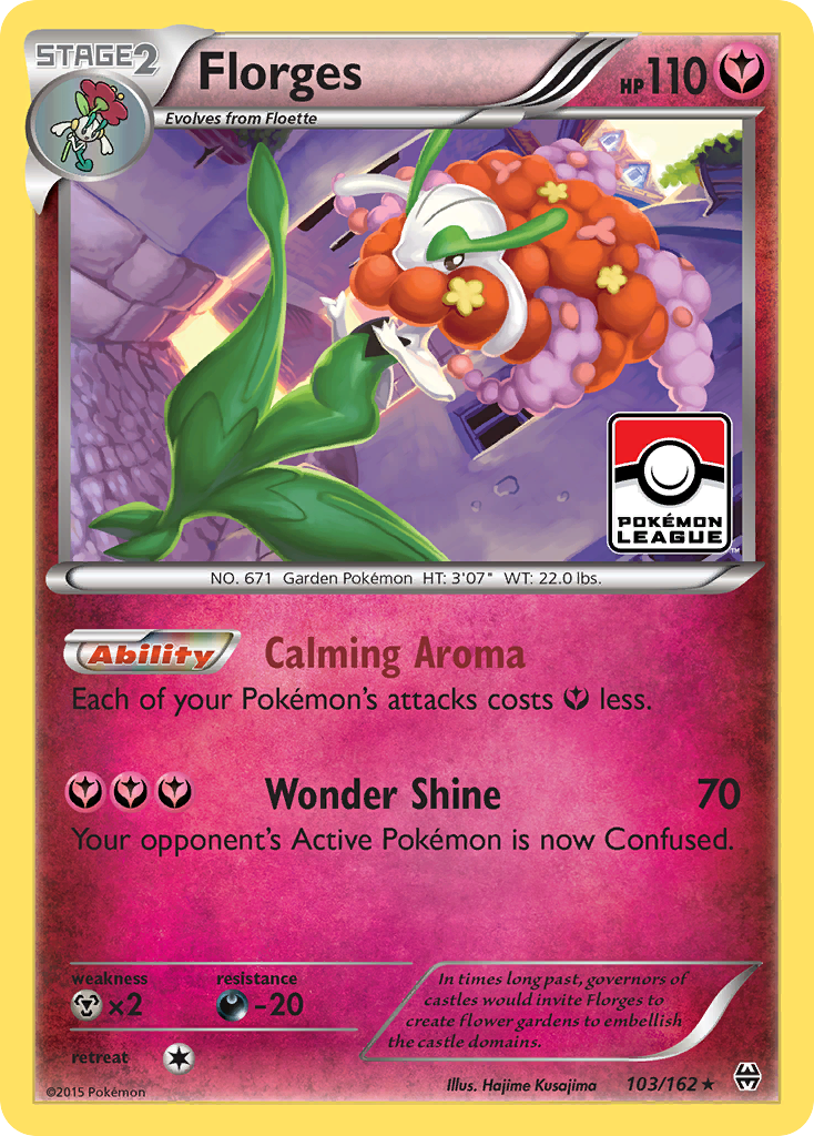 Florges — illustrated card