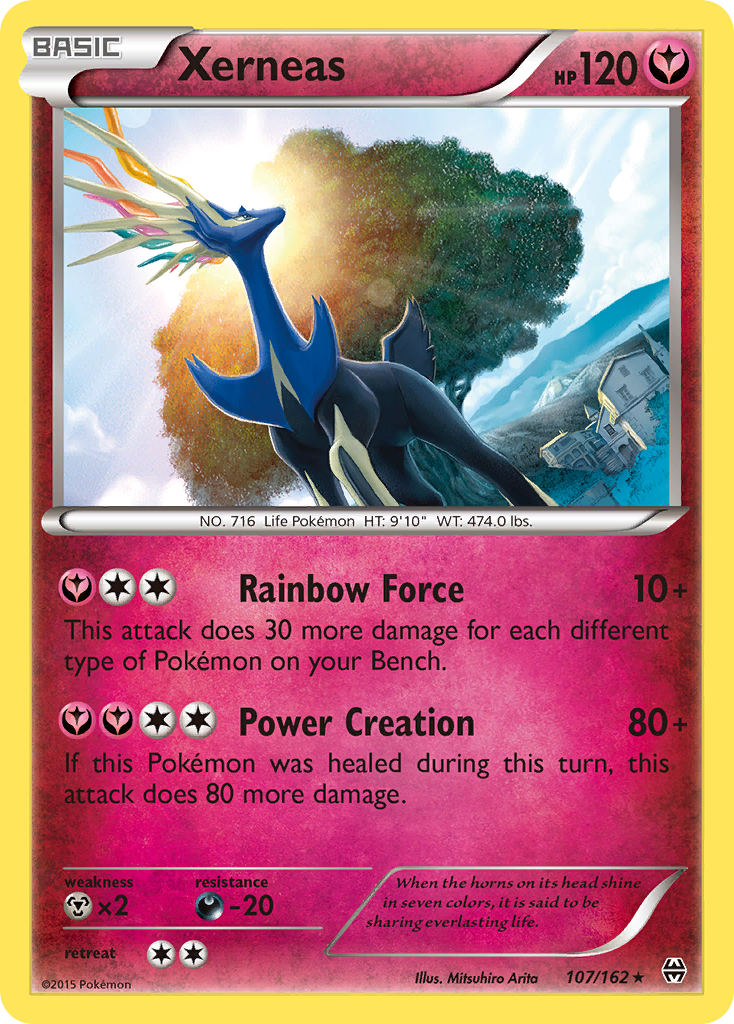 Xerneas — illustrated card