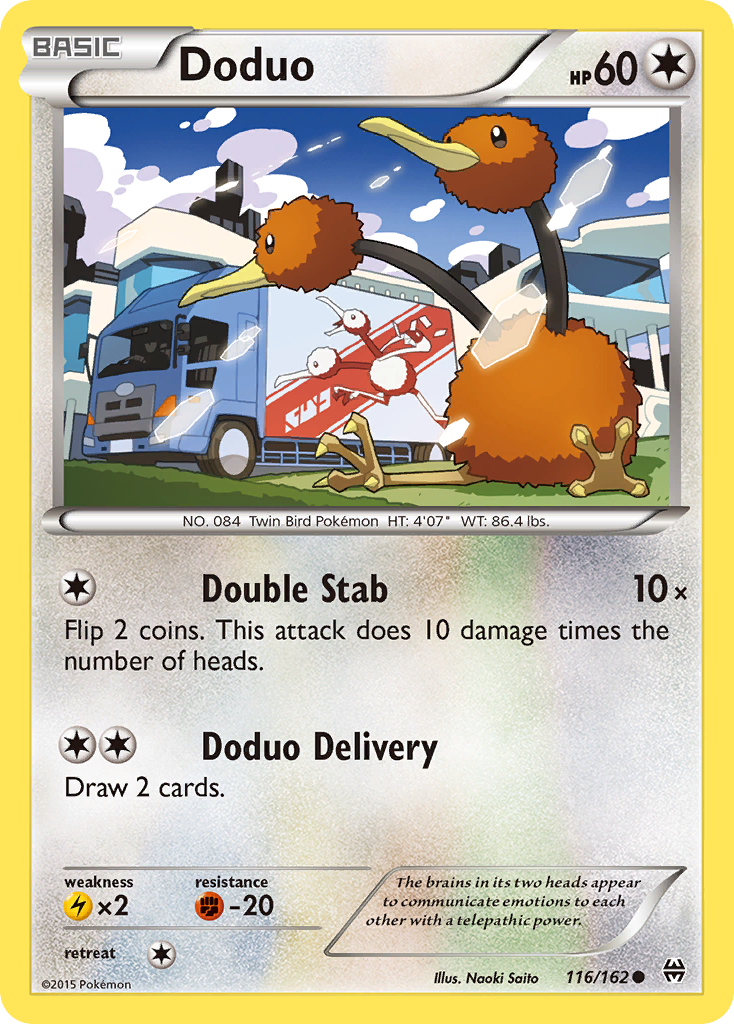 Doduo — illustrated card