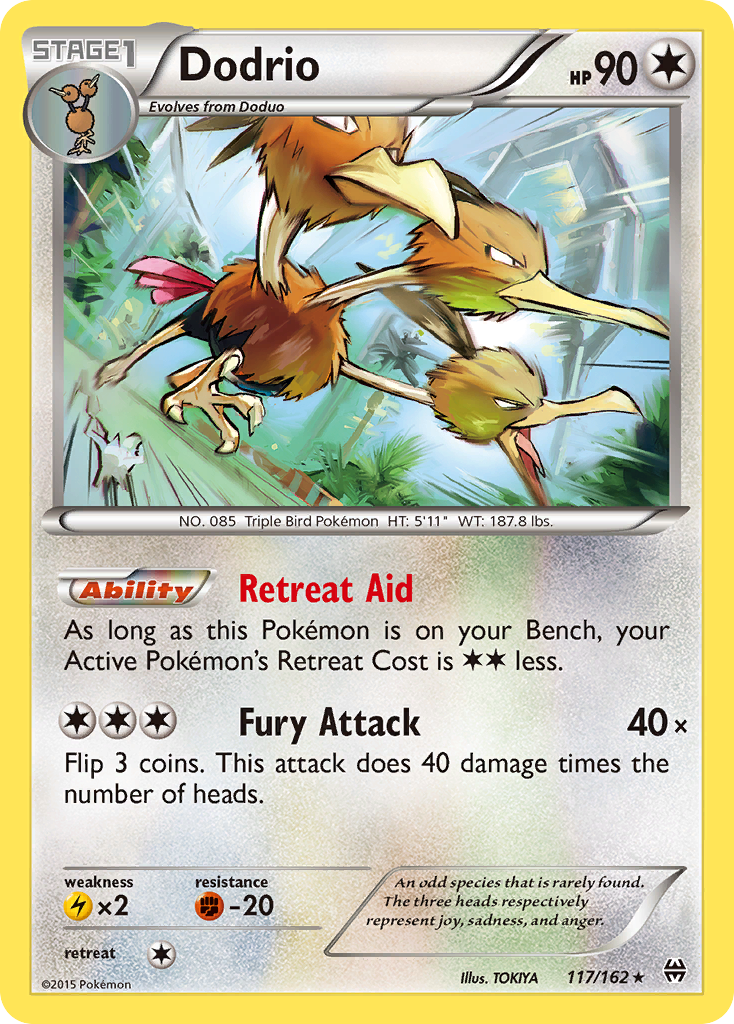 Dodrio — illustrated card