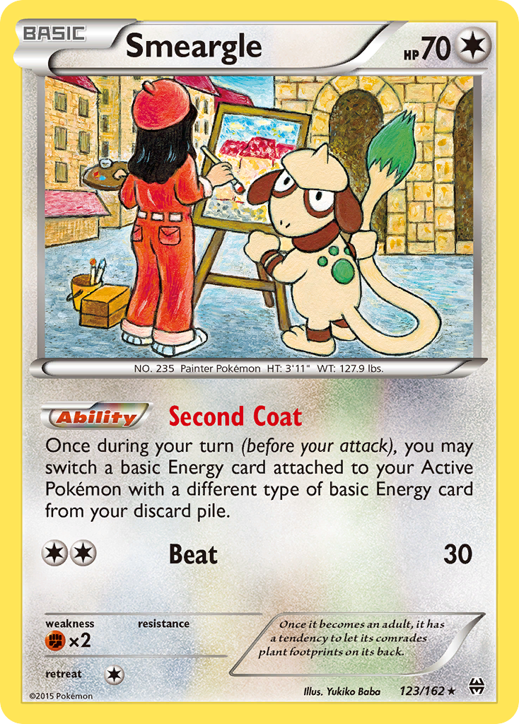 Smeargle — illustrated card