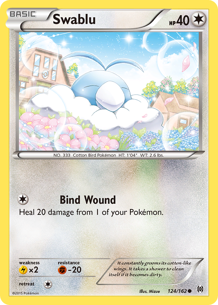 Swablu — illustrated card