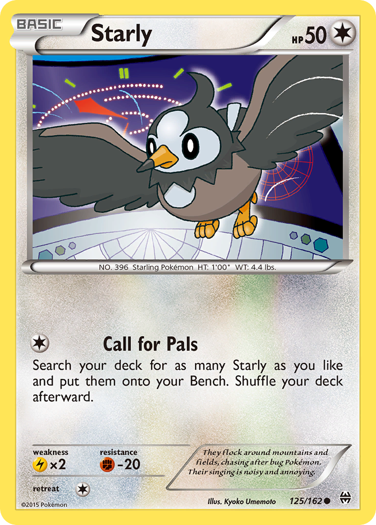 Starly — illustrated card
